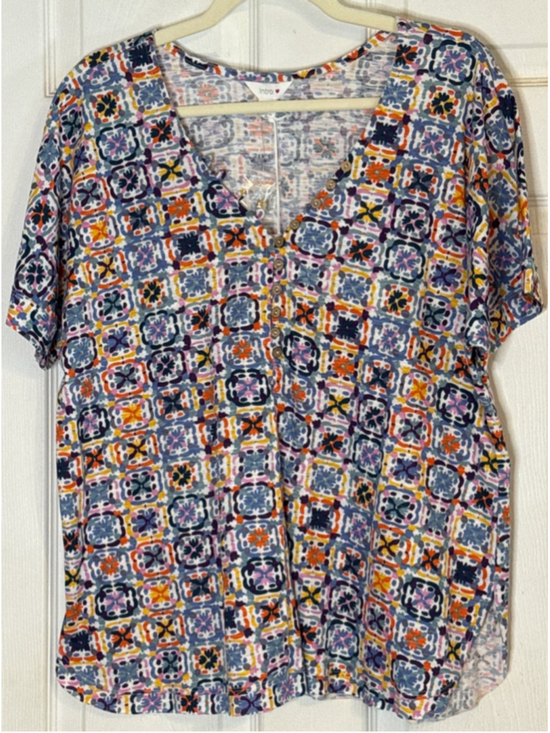 Intro Tops - Intro Multi-color Short Sleeve Tee M